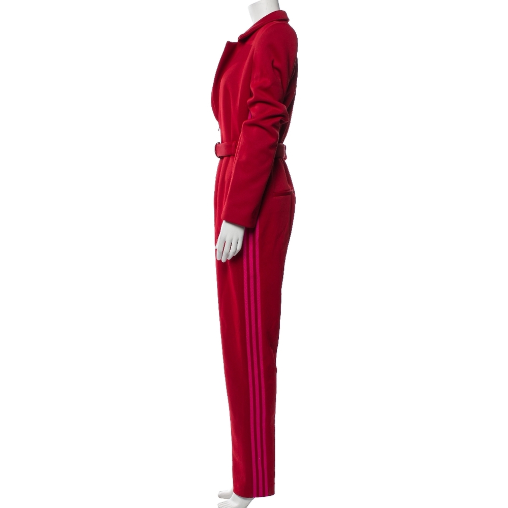 Adidas x Ivy park Jumpsuit 3.0 Power Red w/ Pink Stripes Size L BNWT - Picture 6 of 16